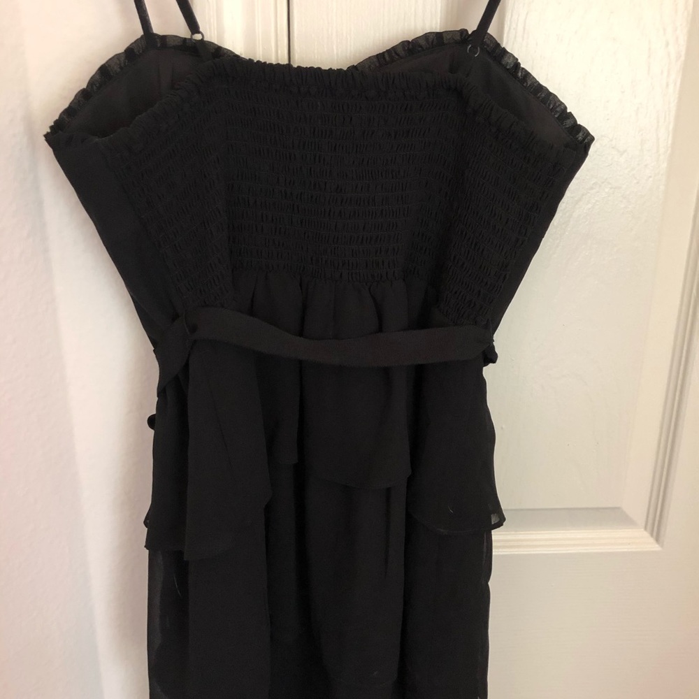 Black tiered dress. - Picture 3 of 4